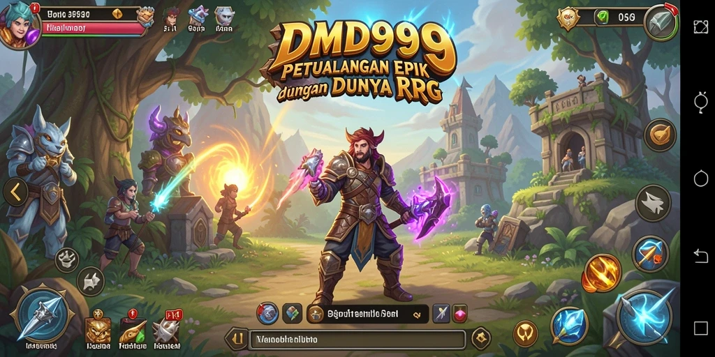 Tampilan gameplay DMD999 yang mendebarkan dan penuh aksi.