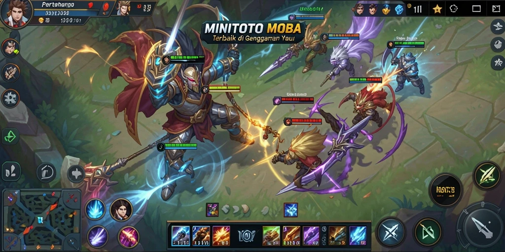Gameplay seru di arena pertempuran <strong>MINITOTO</strong> yang intens.