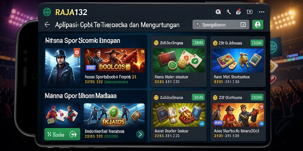 Tampilan utama gameplay <strong>RAJA132</strong> yang menarik dan interaktif.