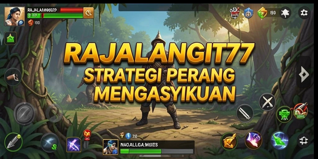 Tampilan gameplay RAJALANGIT77 yang mendebarkan dalam pertempuran strategi.