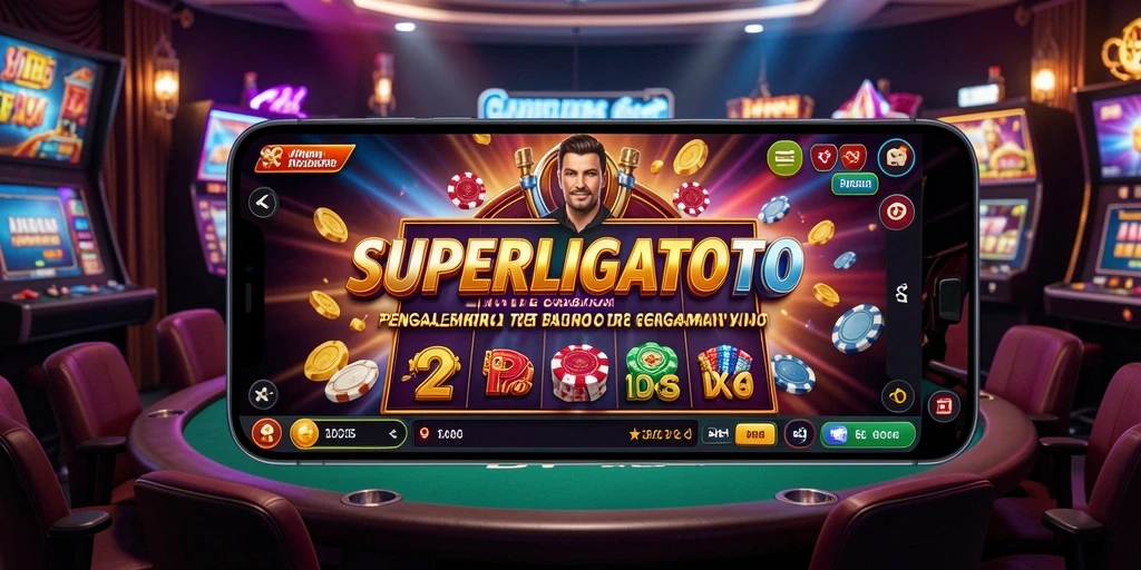 Tampilan mendebarkan dari permainan Live Casino di SUPERLIGATOTO.