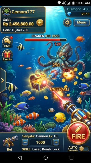Screenshot kategori aplikasi populer di cemara777.
